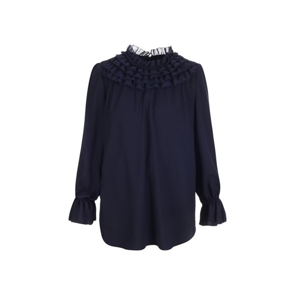 (カンパニア) シフォンフリルブラウス_CAAS2-WRB040