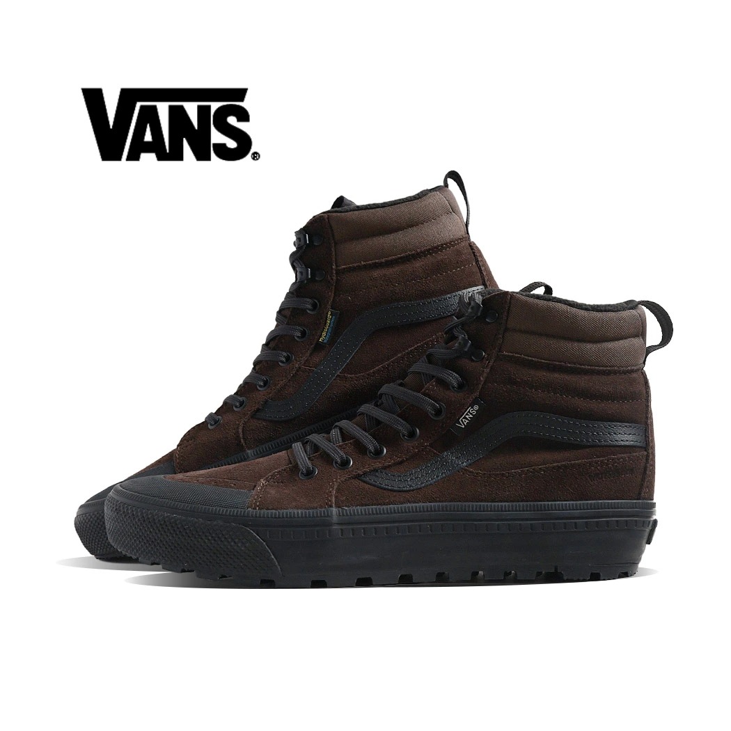 VANS ヴァンズ スケートハイ 防水 MTE SK8-HI WATERPROOF INSULATED ウォータープルーフ スニーカー BROWN/BLACK ( スケハイ ブラウン 茶色 アウトドア