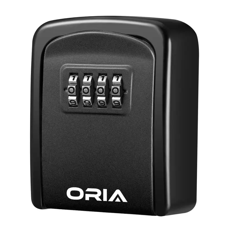 Oria-パスワード付きキーボックス,装飾キーボックス,キー収納ロックボックス,壁に取り付けられたパスワード,屋外キー用の安全ロックボックス