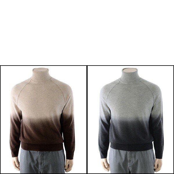 YJEWCD465_モ100 ガーメントダイイング タートルネック ニット