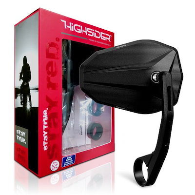 他サイト： ミラー バーエンドミラー ビィクトリーX ブラック 15151の商品画像