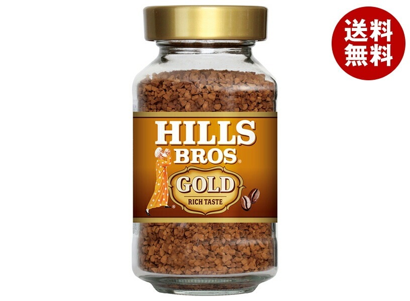 日本ヒルスコーヒー ヒルス ゴールド 84g瓶×12個入