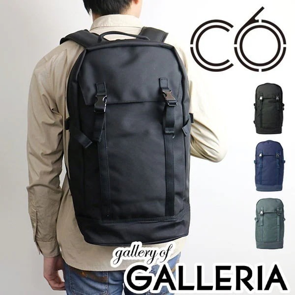 日本正規品C6 バックパック シーシックス C6 リュックサック デイパック DURABLE NYLON SIMPLE SLIM BACKPACK  メンズ レディース