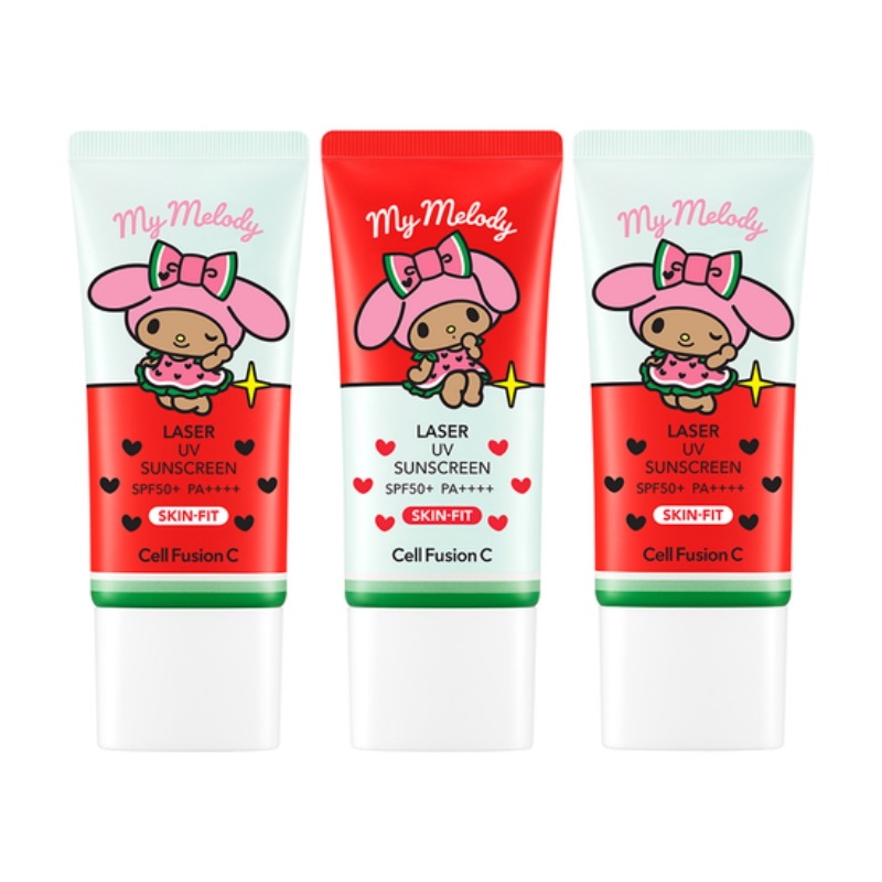 [合計105ml/35ml+35ml+35ml] マイメロディ企画/サンリサーチラボが提供するサンケアソリューション / レーザーUVサンスクリーン 4,599円