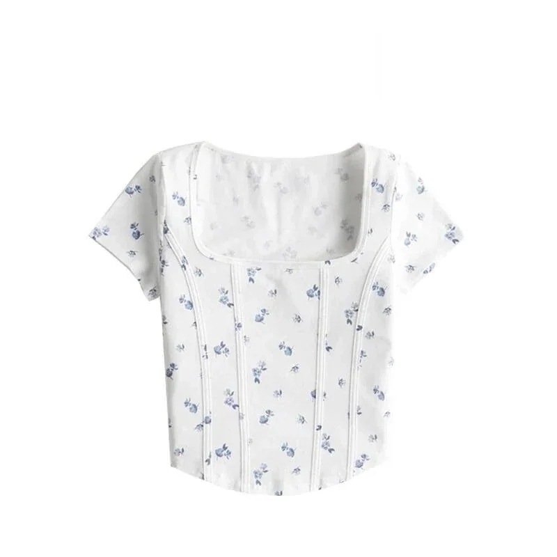 【値下げ！】15%値下げ TシャツコレクションゆったりスウェットレイヤードトップスTシャツコレクション今もクルーネックトップスTシャツコレクションスクエアネックスリスキニーム 半袖トップスショートウィ