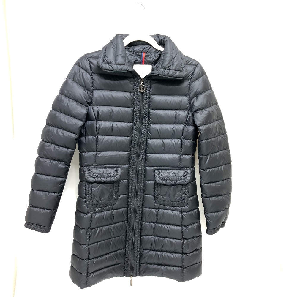 MONCLER モンクレール ダウンジャケット ロゴ ロングダウン ダウン ジャケット アパレル ナイロン ブラック