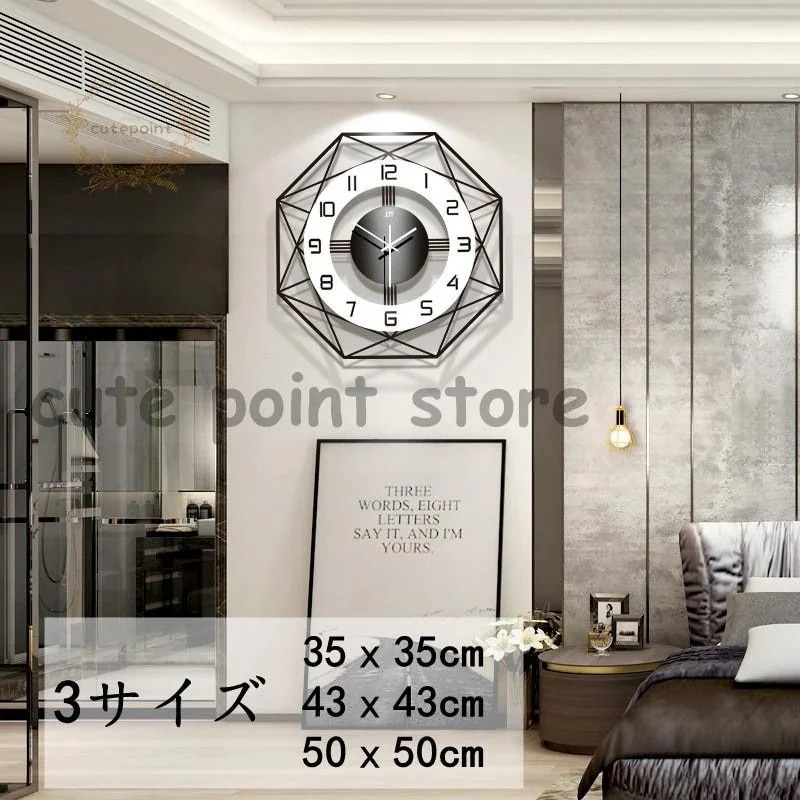 壁掛け 時計 かけ時 アナログ時計 壁掛け時計 インテリア雑貨 ウォールクロック チャイナ 金属針 アクリル モダン 電池 静音 アクリル 大きめ S/M/L 5,584円