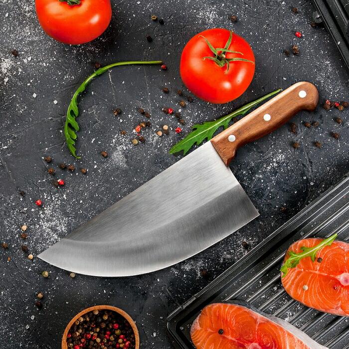 中華包丁 中国 包丁 菜刀 大きい 本場 刀工 中華料理 中国料理 家庭用 家庭 家 キャンプ ナイフ 肉 魚 野菜 果物 フルーツ 骨 細工 豚骨 砕き 叩き 屋台 料理人 硬い プロ 切れ味 フレ