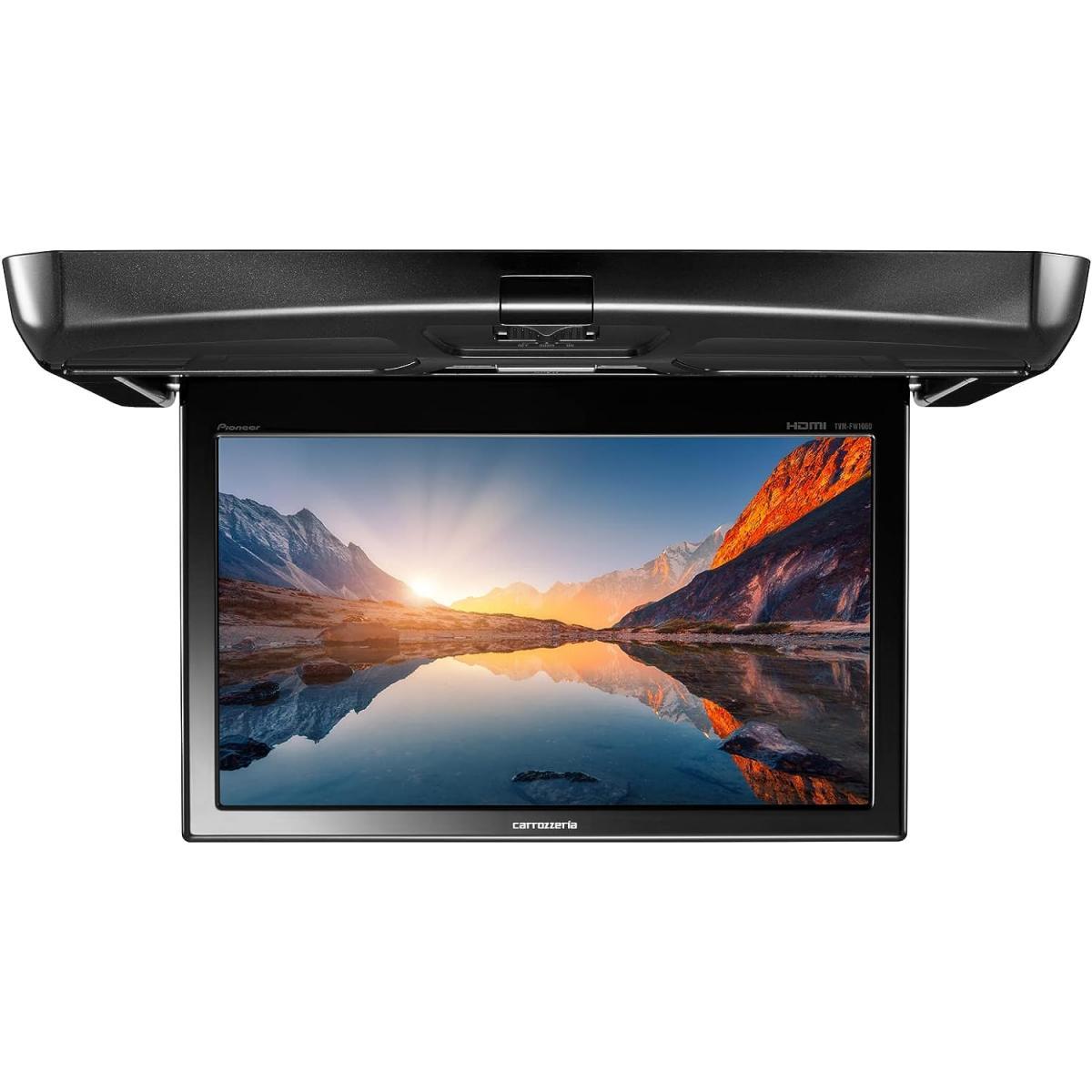 パイオニア Pioneer フリップダウンモニター TVM-FW1060-B 10.1インチ ブラック WSVGA ルームランプあり カロッツェリア carrozzeria
