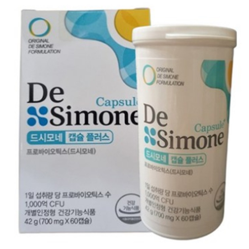 ドシモーネカプセルプラス 1000億乳酸菌 1箱(60カプセル)60錠1本 // 腸の健康/プロバイオティクス/消化改善/免疫力向上/腸内善玉菌/便秘緩和/下痢予防/抗生物質後遺症/