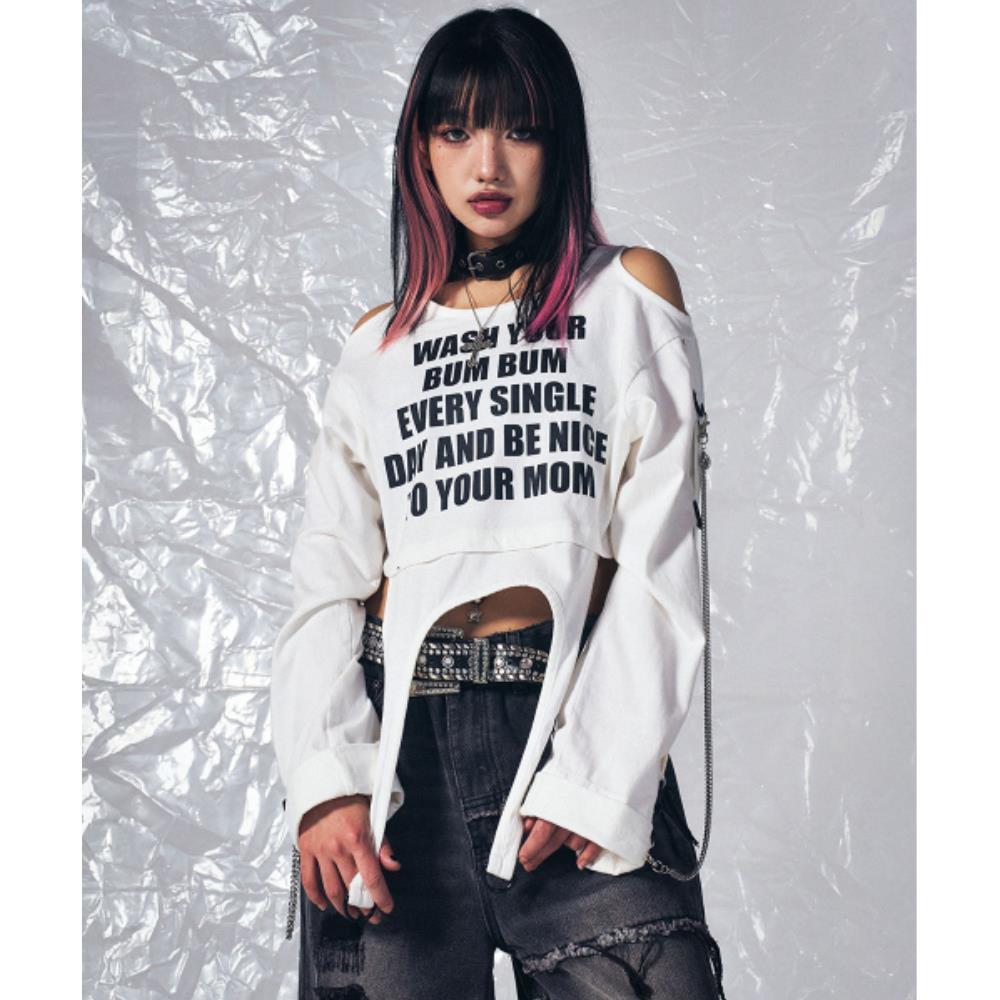 SCHISM INDUCING PUNK TOP IVORY SB9TS29IV