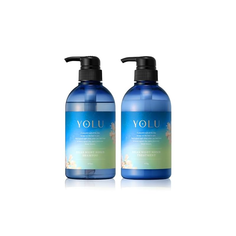 YOLU ヨル シャンプー トリートメント セット リラックスナイトリペア チュベローズ