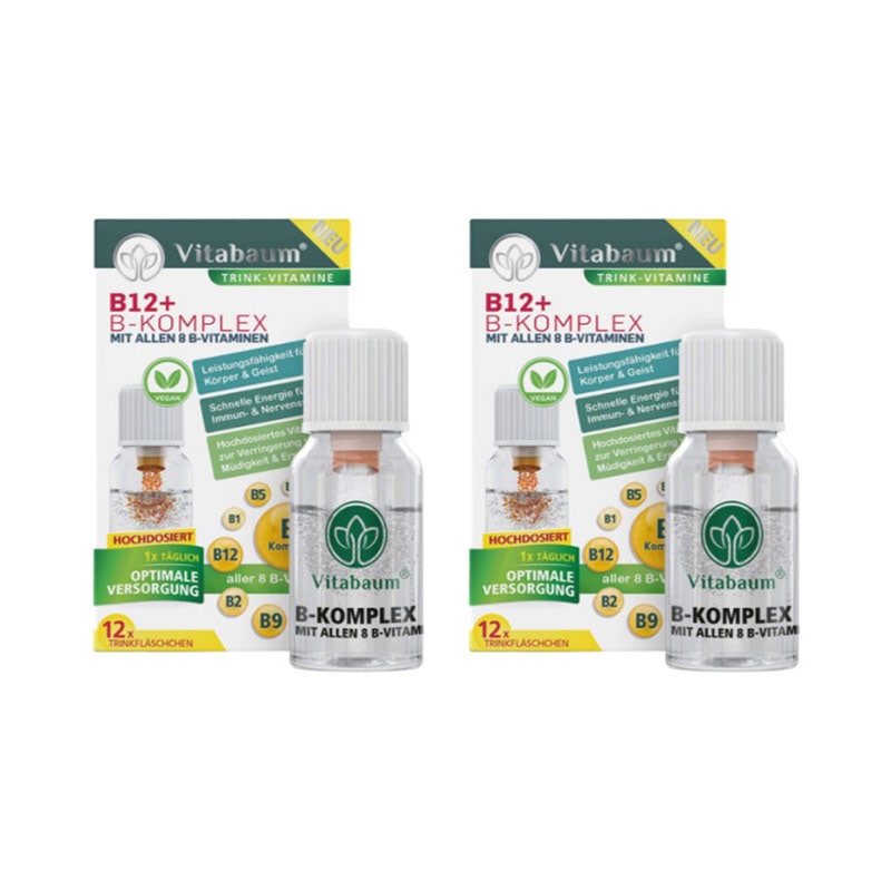 B12プラスB-コンプレックス(12個入り) X 2 / ドイツ直輸入 /