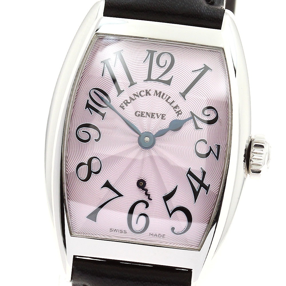 フランクミュラー FRANCK MULLER 1750S6D トノーカーベックス クォーツ レディース 良品 保証書付き_897320【中古】
