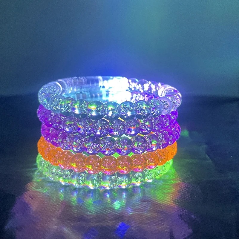 LEDリストバンドブレスレット,10/20/30/40/50/60個,夜に輝く,ウェディングデコレーション用 Mixed Color B 50pcs 4,953円