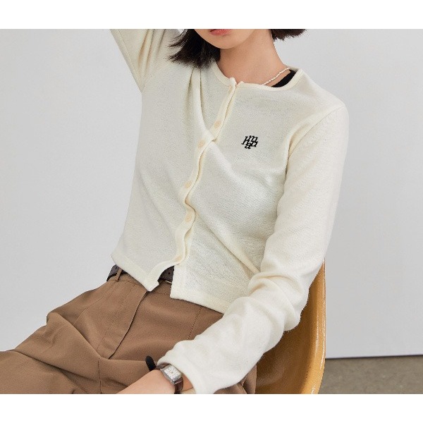 アンゴラ スリムフィット カーディガン