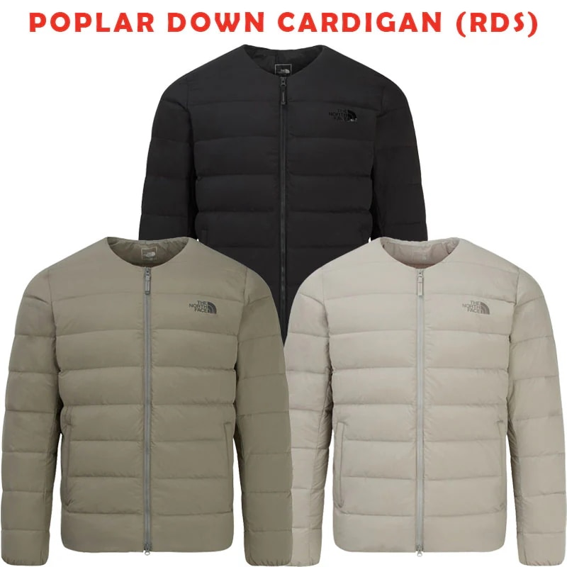 韓国正規品保証 関税負担なNJ1DR54A MS POPLAR DOWN CARDIGAN (RDS)イリー 基本 着装 男子 女子 人気 韓国 ファッション 男女共用 アウ