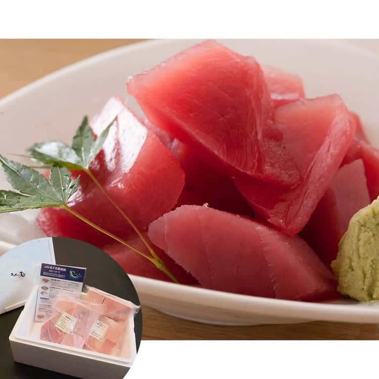 神奈川 「三浦三崎」天然目鉢まぐろ赤身切り落とし B 500g2 離島は配送不可 2460033 お歳暮 お中元 お土産 ご進物 ギフト 贈り物に最適