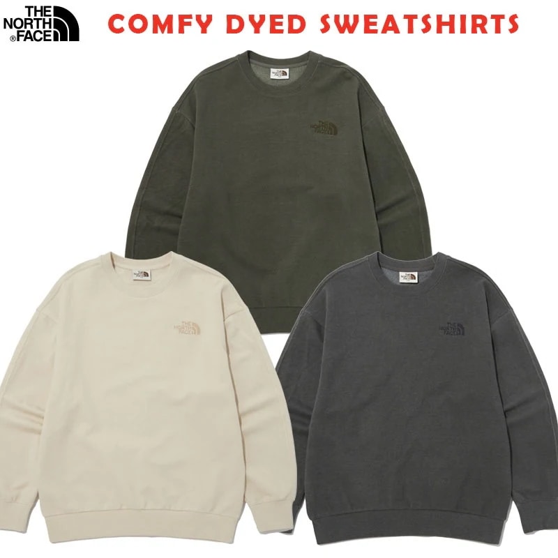 韓国正規品保証 関税負担なし NM5MP01J COMFY DYED SWEATSHIRTSデイリー 基本 着装 男子 女子 人気 韓国 ファッション 男女共用 アウトドア