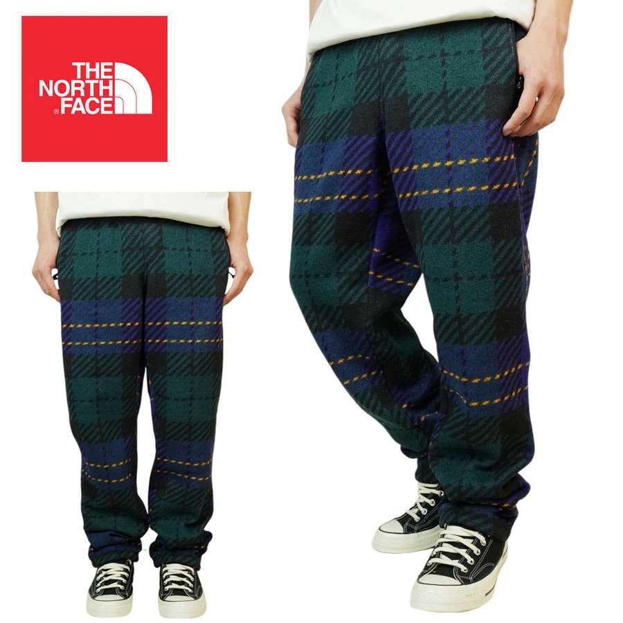 ノースフェイスTHE NORTH FACEメンズ パンツM PRNT GL PANTプリント フリース パンツPDRGNMICPLDPRNT チェック柄 9,483円
