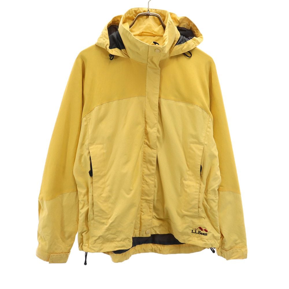 80s アウトドア オールド ナイロンジャケット S イエロー系 裏メッシュ レディース