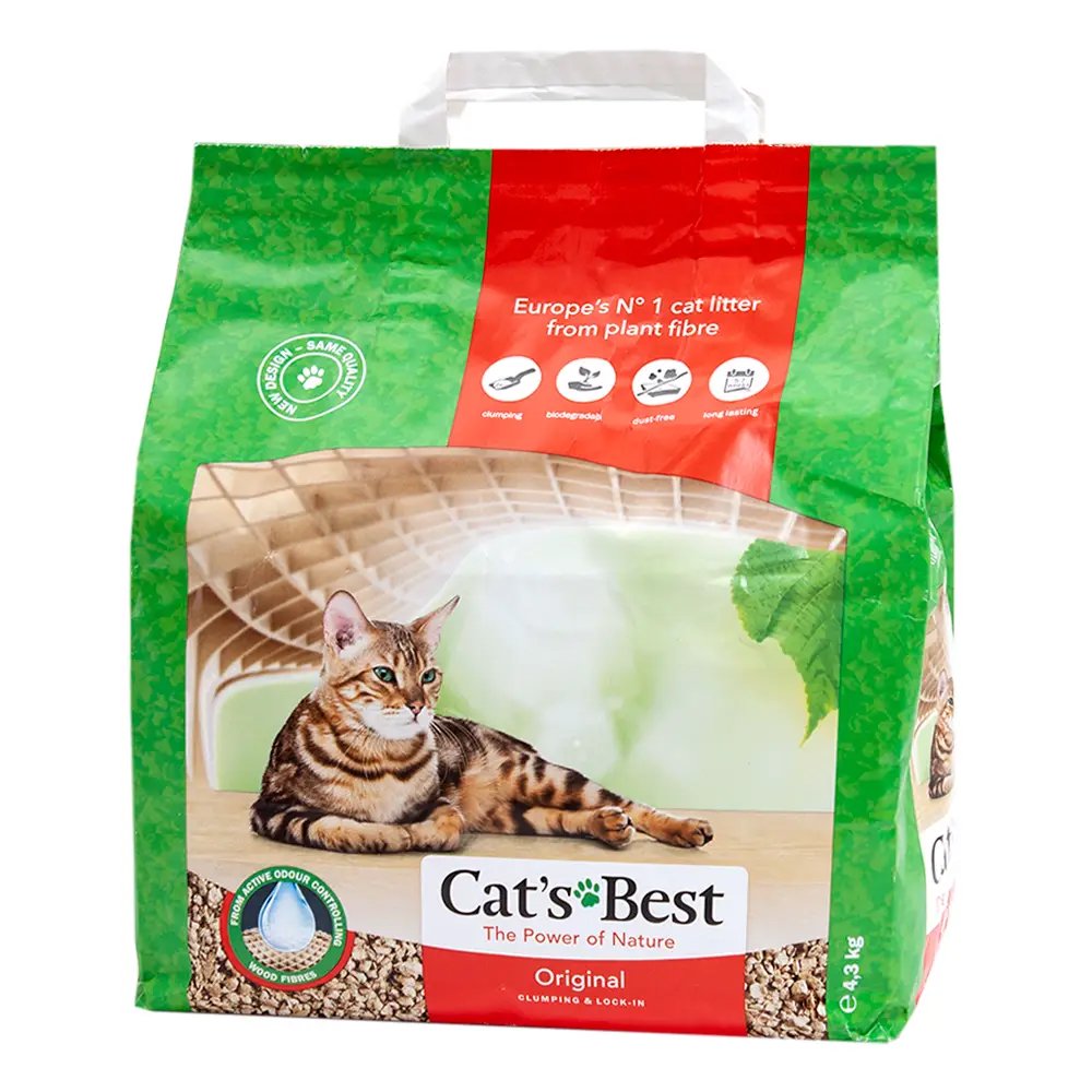 猫砂　レッテンマイヤー　キャッツベスト　固まる木のネコ砂　オリジナル　１０ＬX２袋　ＣＲＣ30―14―30―20―00