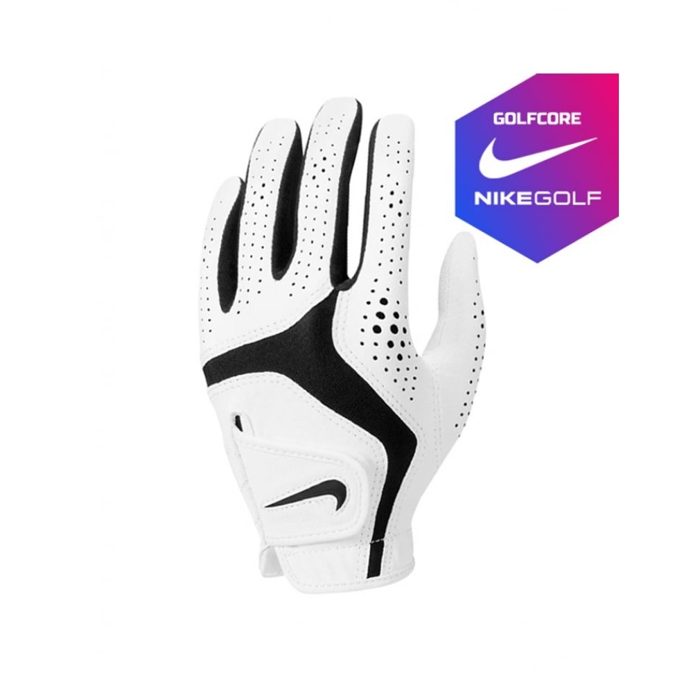 ナイキゴルフコリア DURAFEEL X Durafil 天然皮革/合成皮革ホワイトゴルフグローブ-1 PCS