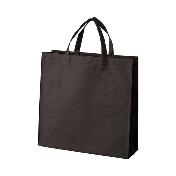 （まとめ） スマートバリュー 不織布手提げバッグ小10枚ブラウンB450J-BR(×10セット)その他