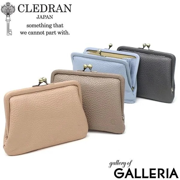 当店限定モデルクレドラン 財布 CLEDRAN RAPI ラピ がま口財布 かわいい レディース レザー 本革 小さめ シンプル 小物入れ ポーチ コラボモデル 別注 CL-3187 9,900円
