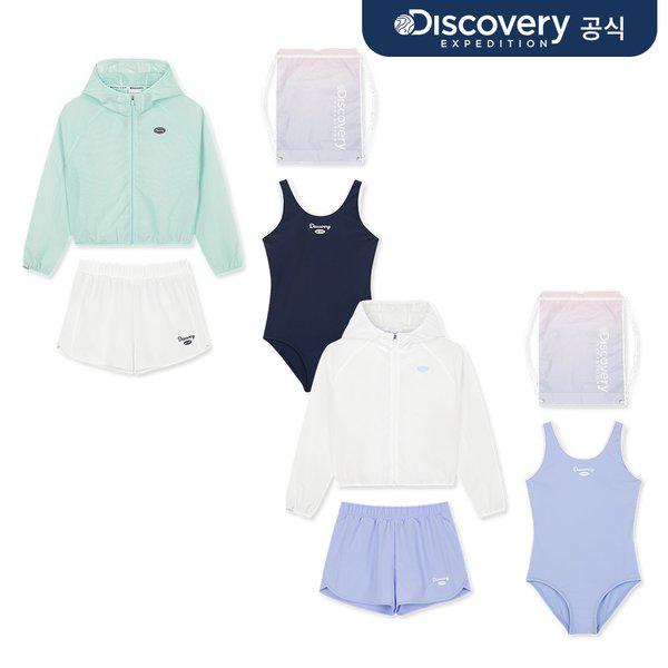 [ディスカバリー] 女児スイムアウター3PCS SET 2種択1_