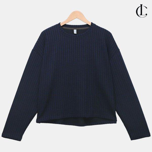 女性の秋のデイリーシンプルベーシッククアンクテムチャルラン二重골지クロップニットLACN001