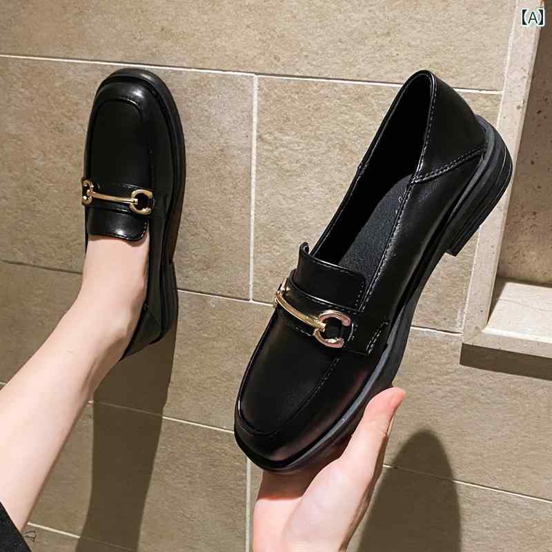 ローファー レディース シューズ 小さめ 革靴 春秋 ソフト ソール 黒 作業靴長 時間 立ち 作業靴 作業靴 作業靴 大きいサイズ 41 43