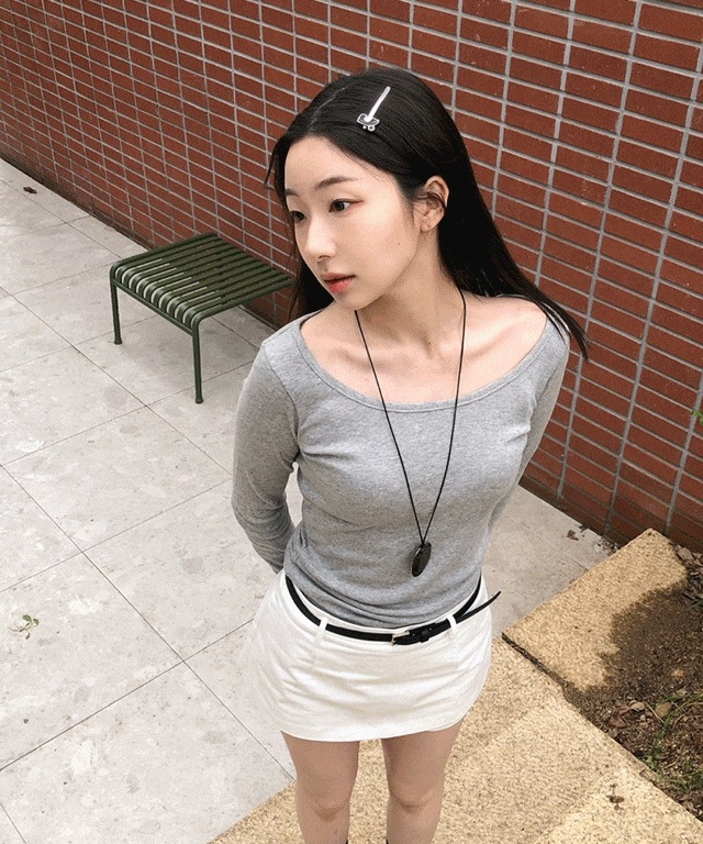 ゼロ コットン ミニ スカート パンツ (2COLOR)