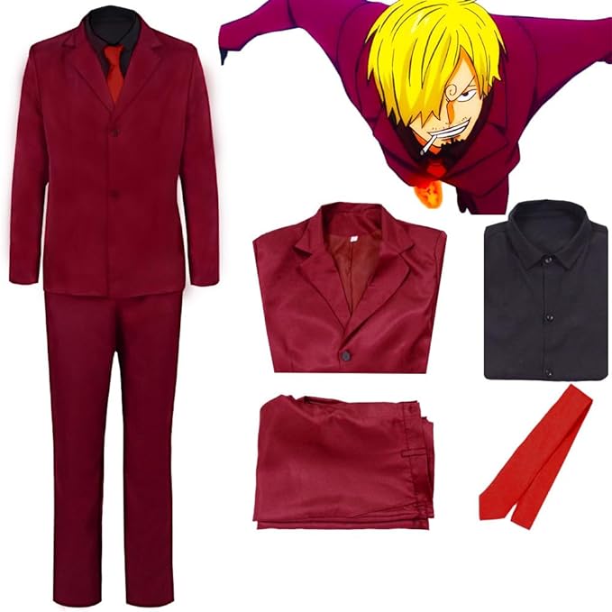 サンジ コスプレ衣装 スーツ ワンピース コスチューム 演出服