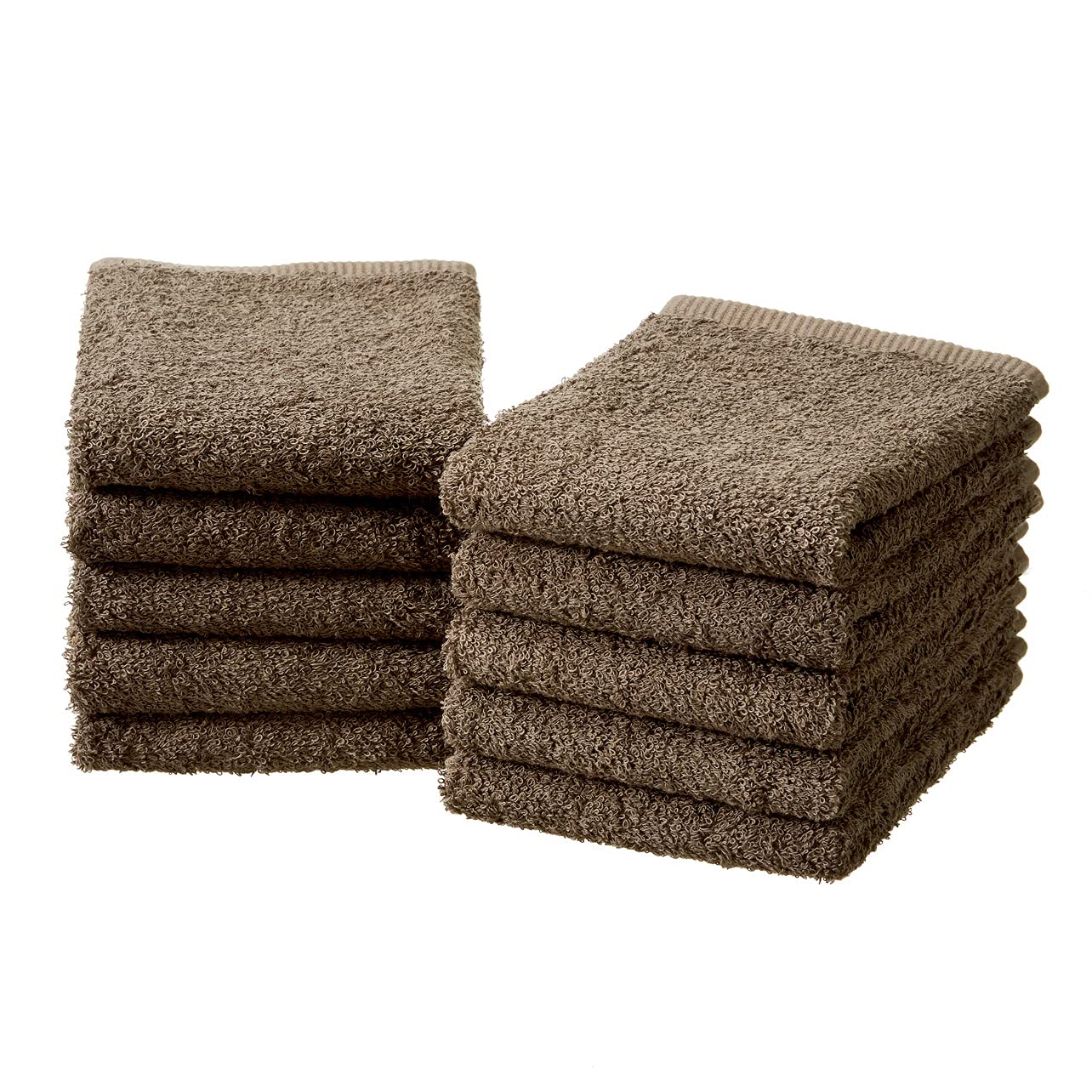 ホテル ハンド 10枚セット ハンドタオル 日本製 泉州タオル（約32×33cm） ダークブラウン