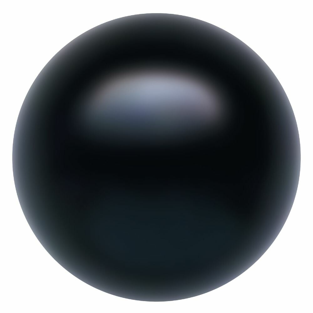 （まとめ買い）ササガワ 抽選球 直径12mm 黒 10個入 37-7807 [x10]