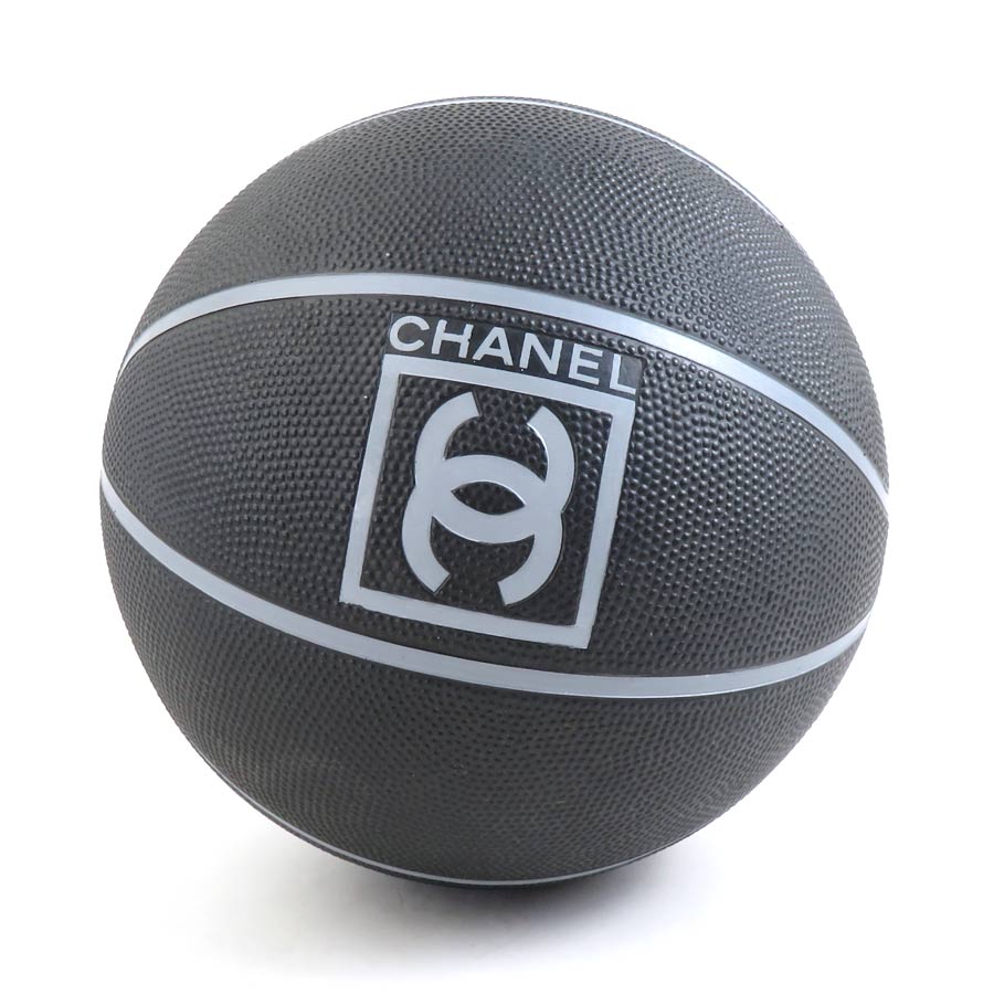 シャネル CHANEL バスケットボール ココマーク スポーツライン ゴム ブラック/グレー ユニセックス e58962a