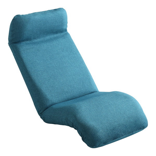 ホームテイスト SH-07-CAY-D 日本製カバーリングリクライニング一人掛け座椅子 Calmy-カーミー- (ダウンスタイル)ターコイズブルー メーカー直送