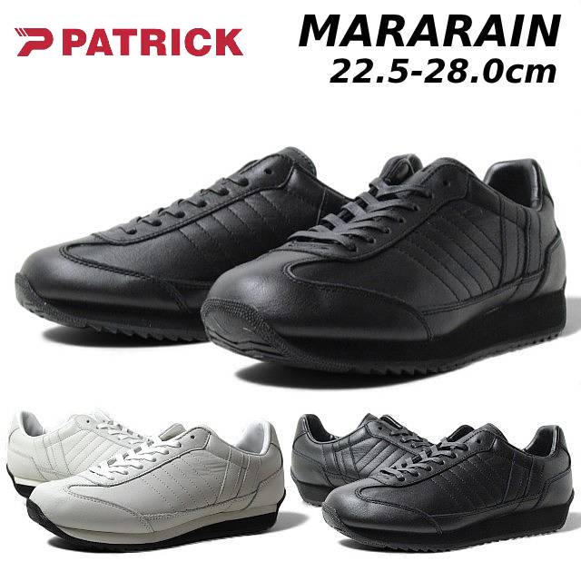 パトリック マラレイン MARARAIN ウォータープルーフ レザースニーカー メンズ レディース 靴