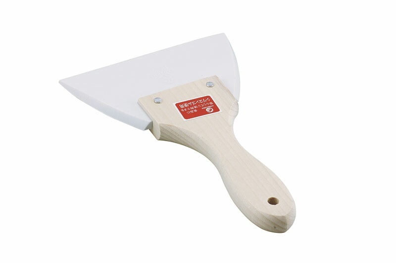 （まとめ買い）カンダ 木柄三角シリコンゴムヘラ 長柄 大 [x3]