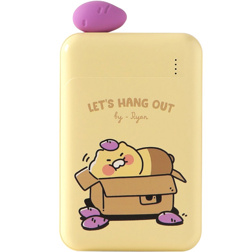 カカオフレンズCS高速充電補助バッテリー+ダストプラグ+ TYPE Cケーブルセット