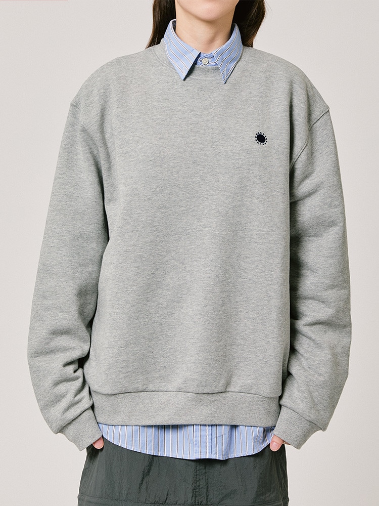 韓国 防弾少年団 BTS MANG BASIC スウェットシャツ グレー (M-L)