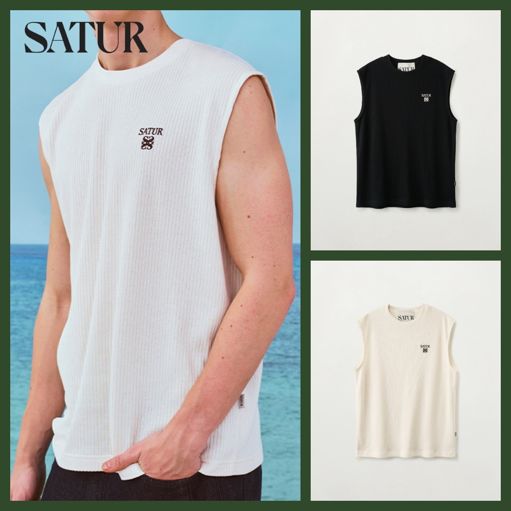 Crewneck Ribbed Sleeveless