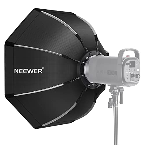 Neewer 65cm/26inch八角形ソフトボックス 折りたたみ式 ボーエンズマウントスピードリ