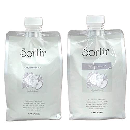 【送料無料】 タマリス ソルティール アップル＆ピオニー シャンプー 1000mL トリートメント 1000g 詰め替え セット