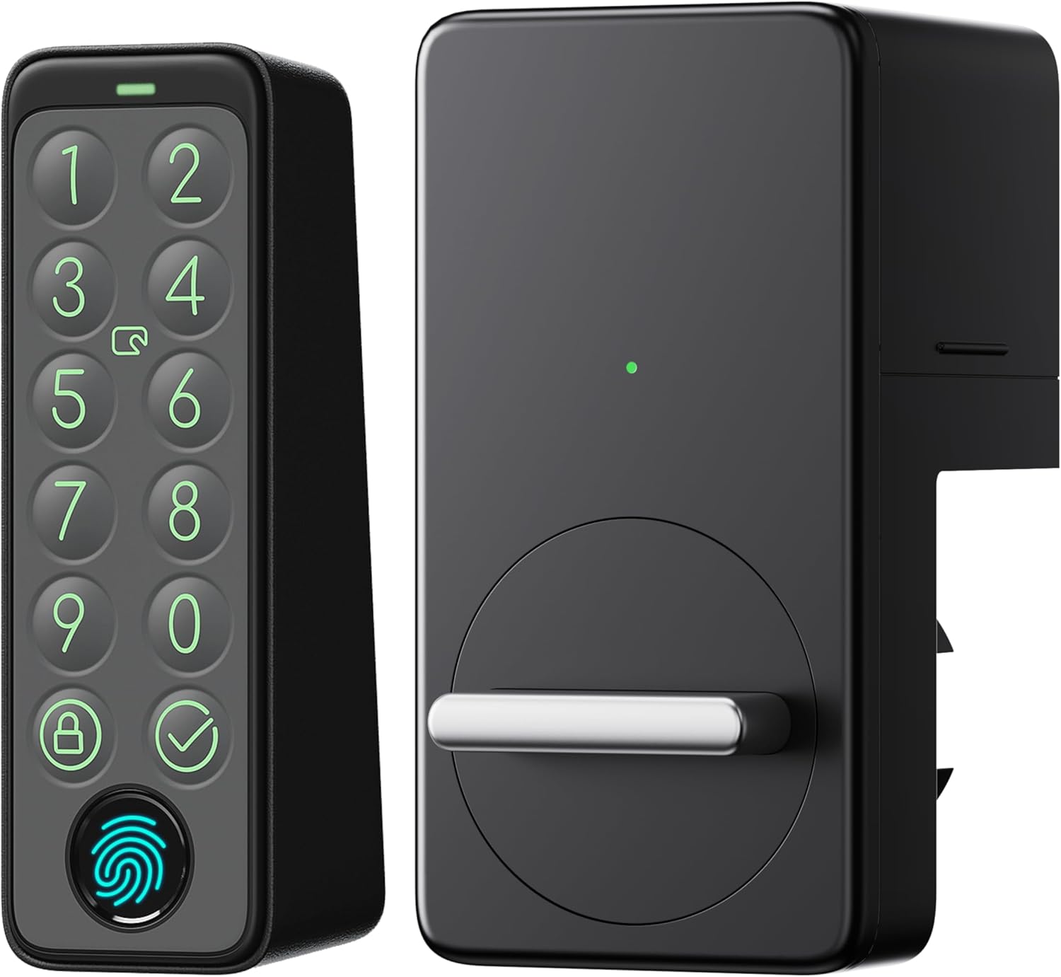 SwitchBot スマートロック 指紋認証パッド セット Alexa スマートホーム スイッチボット オートロック 暗証番号 玄関 Google Home Siri LINE Clovaに対応 遠隔