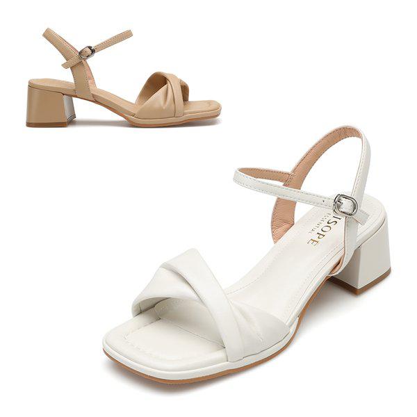 女性スリングバックサンダル 5.5cm_012624710 2color