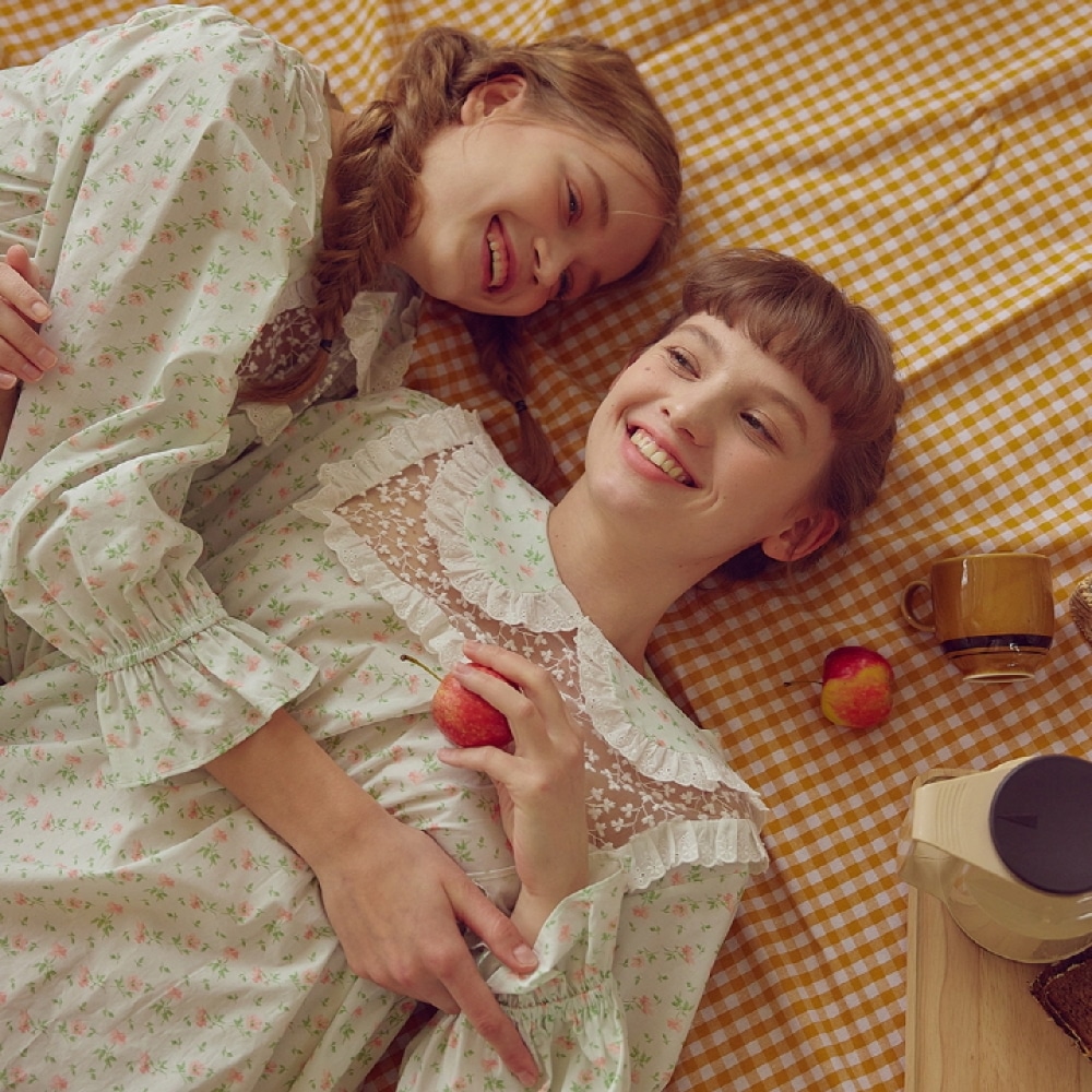 BALCONY [3816-BBSHO] フロリーワンピースミント