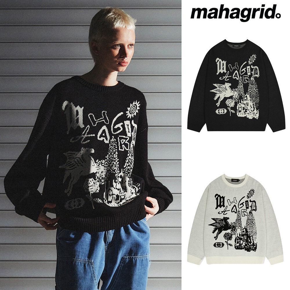 [mahagrid] FANTASIA KNIT SWEATER