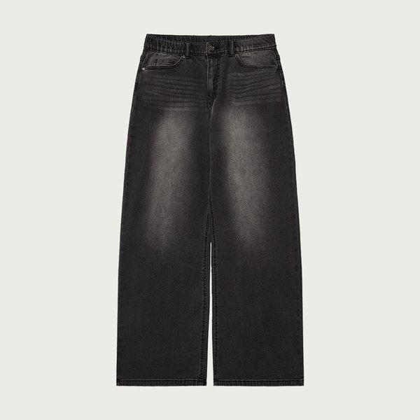 []女性ウルトラソフト起毛スーパーワイドデニムパンツ_057(10540-155-809-10)